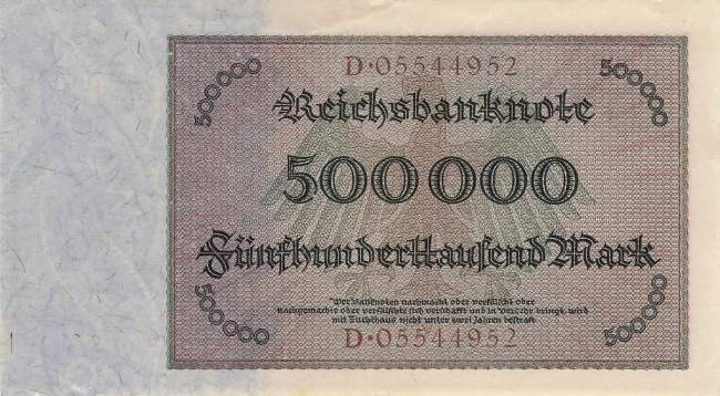 500000 Mark 1923 ro.87b D